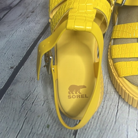 NEW SOREL Leather Ona Streetworks Fisherman Mid Sandals - Picture 4 of 4